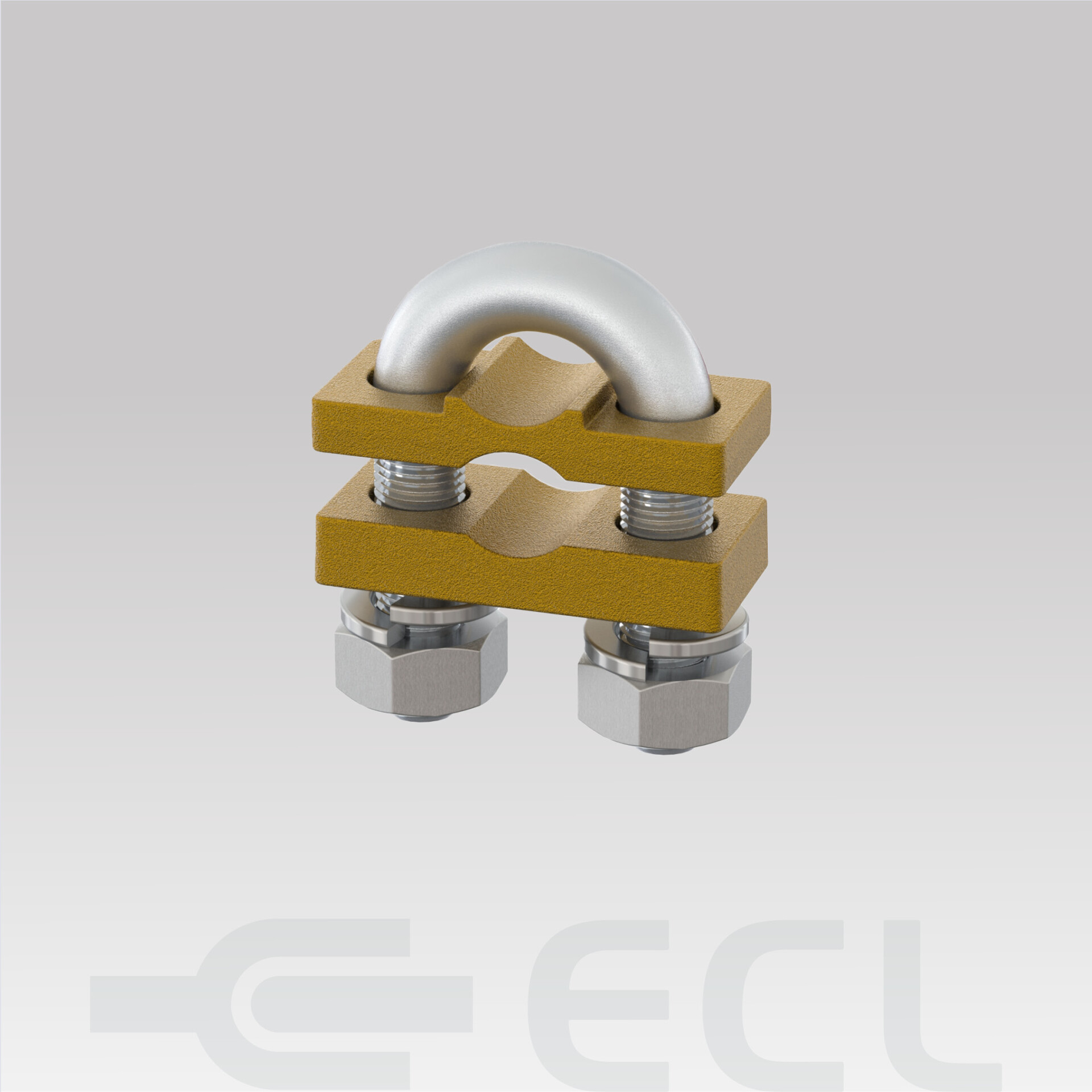 Earth Rod Clamp SS U Bolt