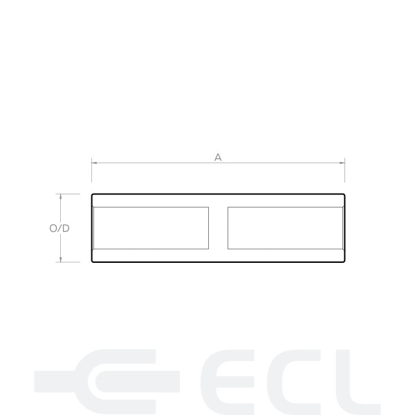 Aluminium Barrier Links for Flexible Aluminium Cable dimensions