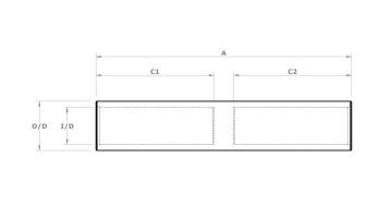 Copper Barrier Links dimensions