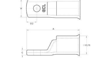 Copper Circuit Breaker Lugs dimensions v3