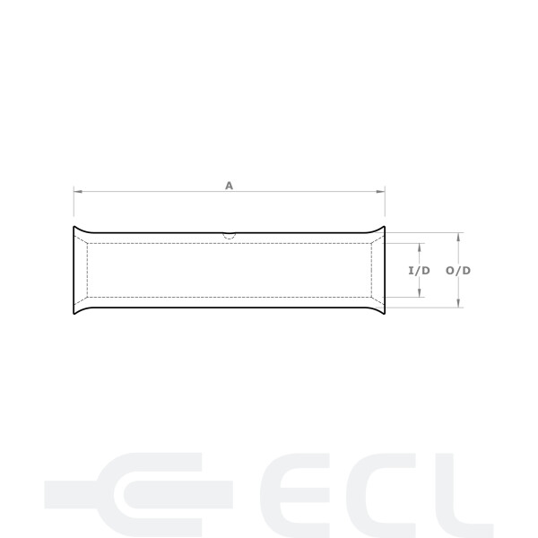 Copper Crimp Links Bellmouth dimensions