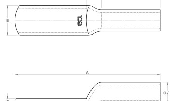 Copper Long Barrel Long Palm Lugs dimensions