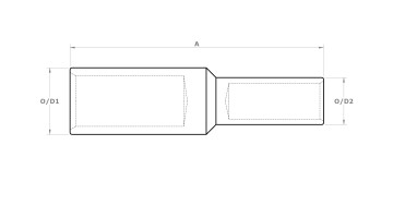 Copper Reducing Links dimensions