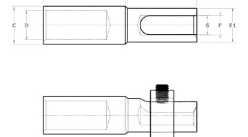 Copper Switchgear Connectors dimensions