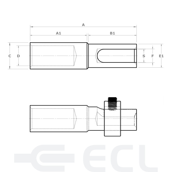 Copper Switchgear Connectors dimensions