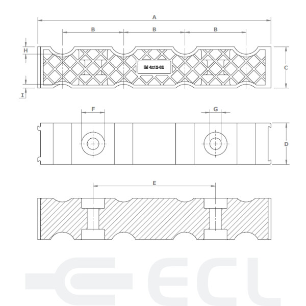 Dutchclamp Cable Clamps IM Types dimensions