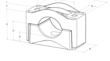 Dutchclamp Cable Clamps SEG Types dimensions