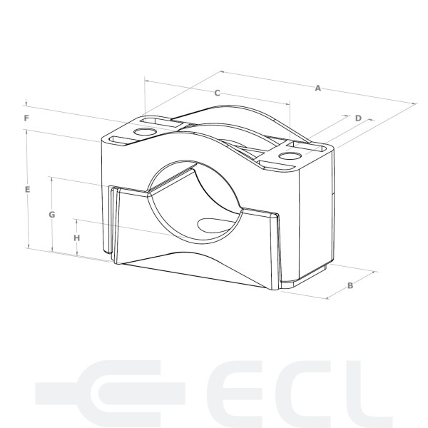 Dutchclamp Cable Clamps SEG Types dimensions