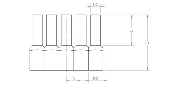 End Sleeves Insulated Roll Form dimensions