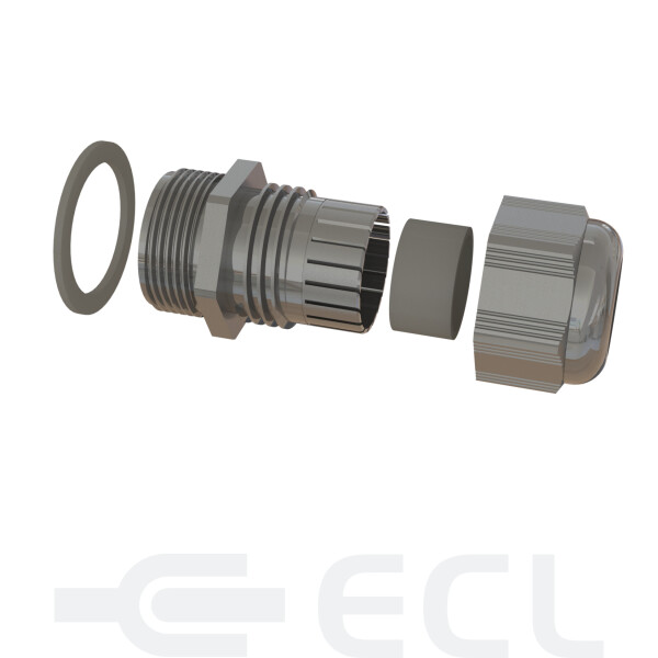 Nylon Ex e Gas Dust Rated Cable Gland expanded