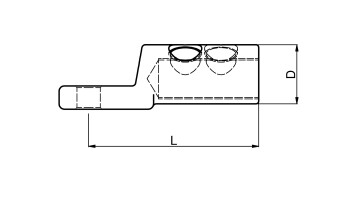 Shearhead Connector Lugs up to 36kV dimensions